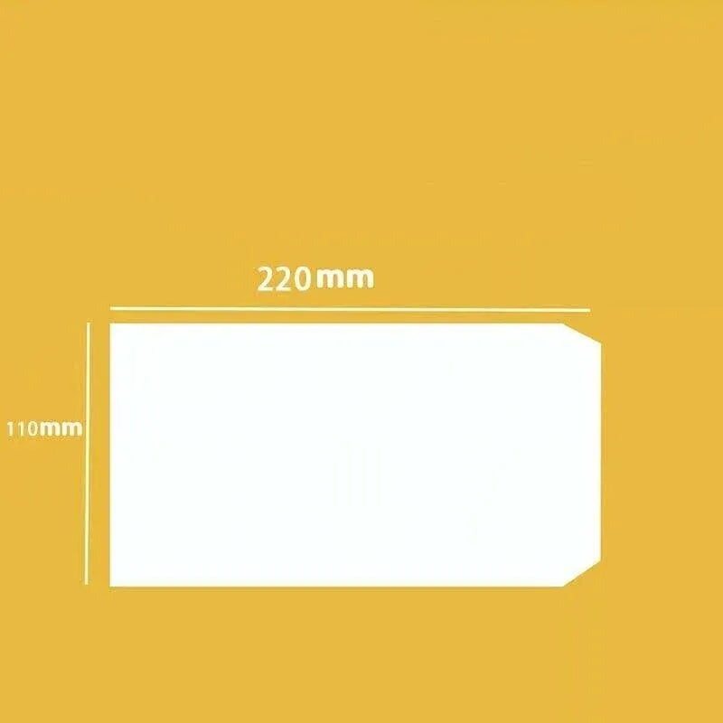 White Business Envelopes 8 Sizes Opaque Mailer with Pre-Printed Postcode - 2N:175*110MM — product photo 3