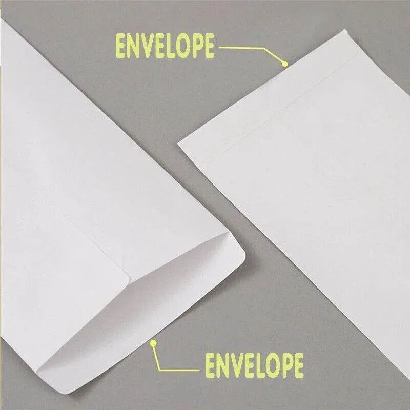 White Business Envelopes 8 Sizes Opaque Mailer with Pre-Printed Postcode - 5N:220*110MM — product photo 6