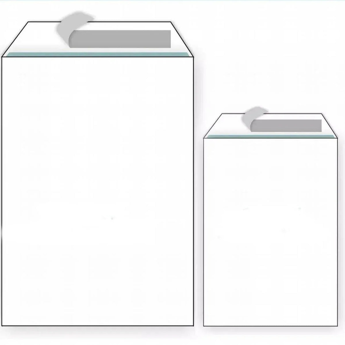 White Business Envelopes 8 Sizes Opaque Mailer with Pre-Printed Postcode - 5N:220*110MM — product photo 9