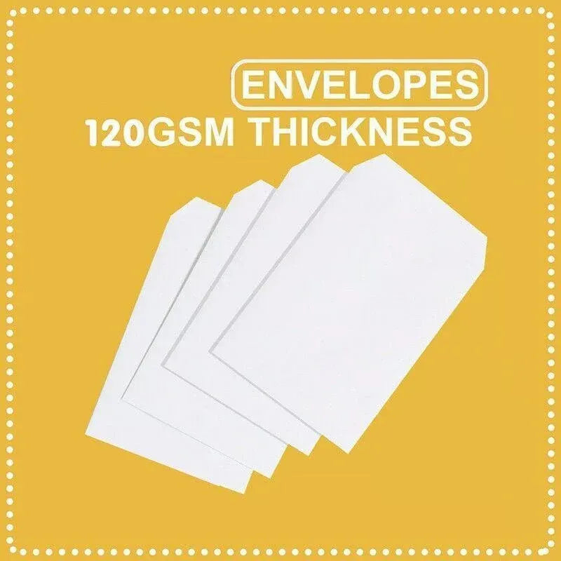 White Business Envelopes 8 Sizes Opaque Mailer with Pre-Printed Postcode - 5N:220*110MM — product photo 12