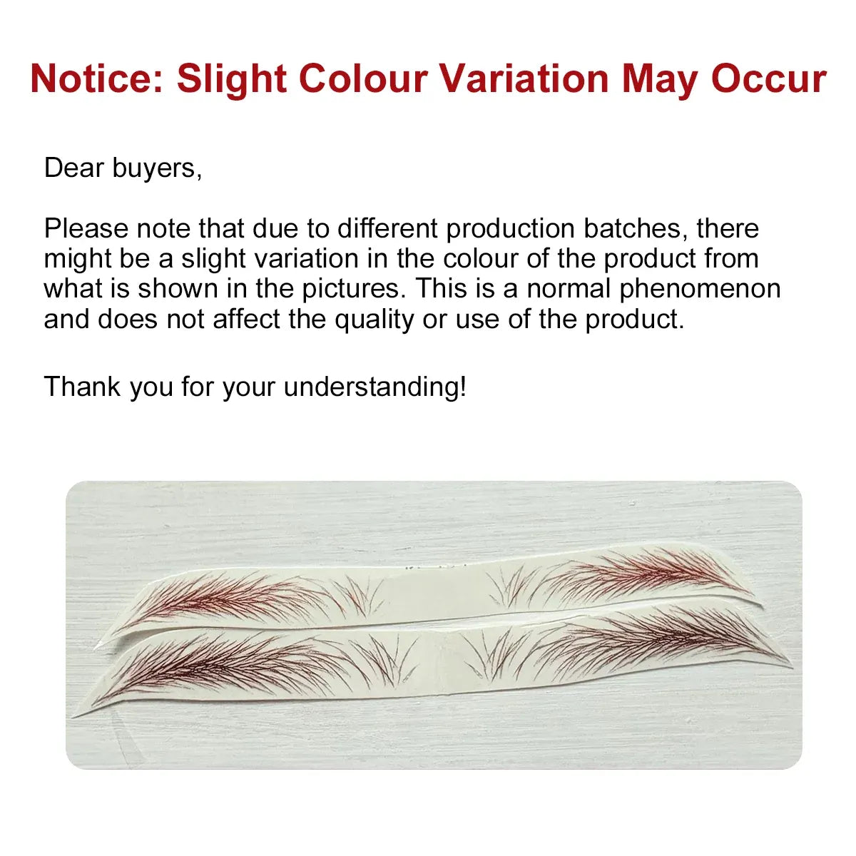 3D Waterproof Eyebrow Tattoo Sticker Hair-Like Natural Brows for Sparse Eyebrows - E13 — product photo 8