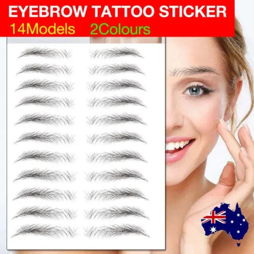 3D Waterproof Eyebrow Tattoo Sticker Hair-Like Natural Brows for Sparse Eyebrows - JY13 — product photo 2