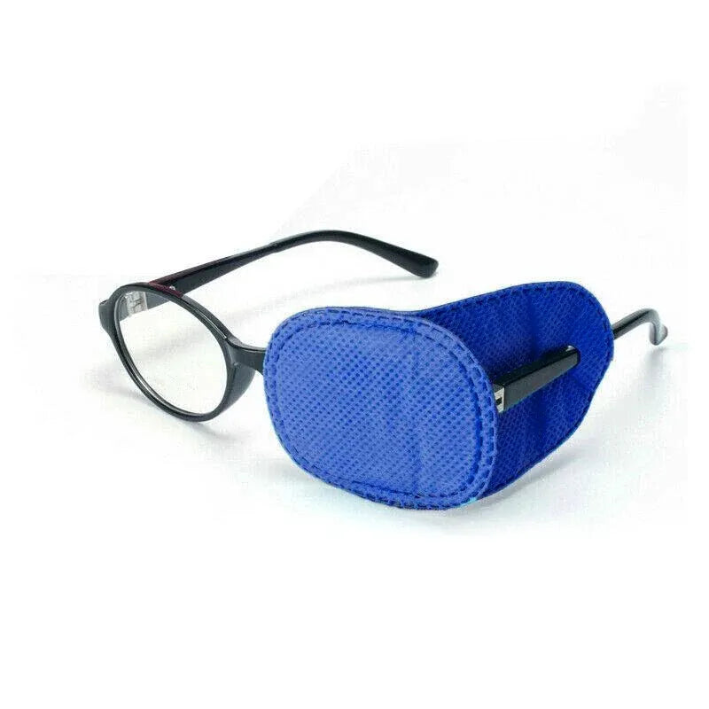 Universal Eye Patch Mask for Strabismus and Amblyopia Glasses Cover Training Aid - Pink