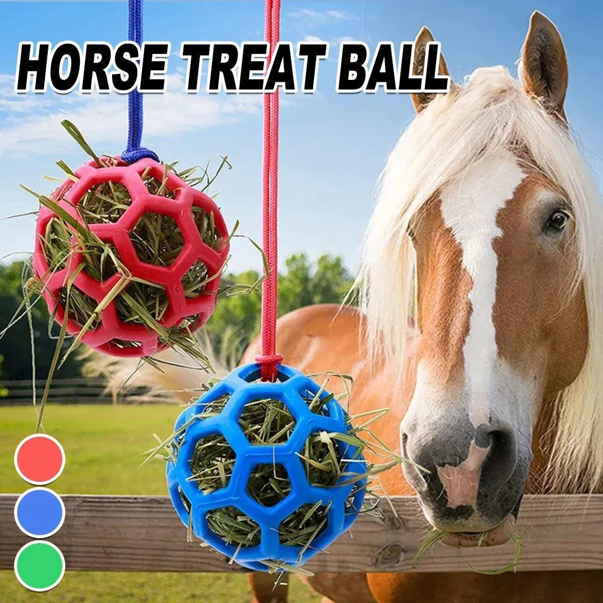 Hanging Horse Hay Feeder Ball - Green
