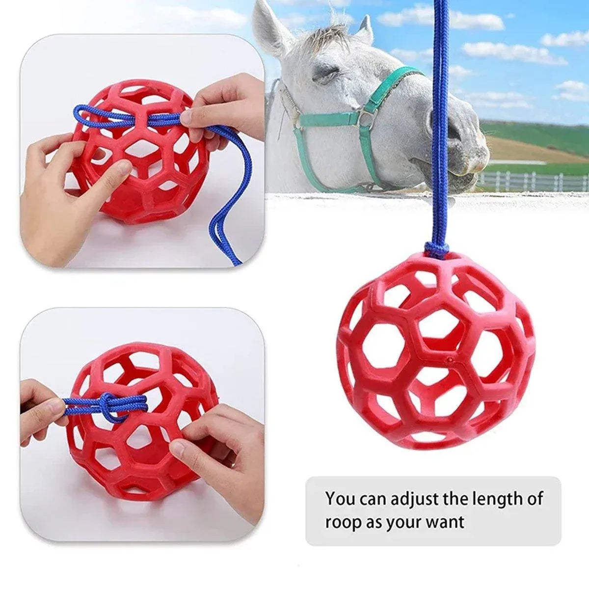 Hanging Horse Hay Feeder Ball - Green