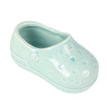 Ceramic Shoe-Shaped Small Pet Food Bowl - Cyan, 13.7 cm