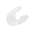 Disposable Rabbit & Small Pet Cage Tray Liners, 50-Pack - Small