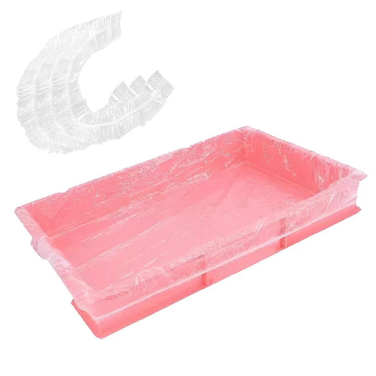 Disposable Rabbit & Small Pet Cage Tray Liners, 50-Pack - Small