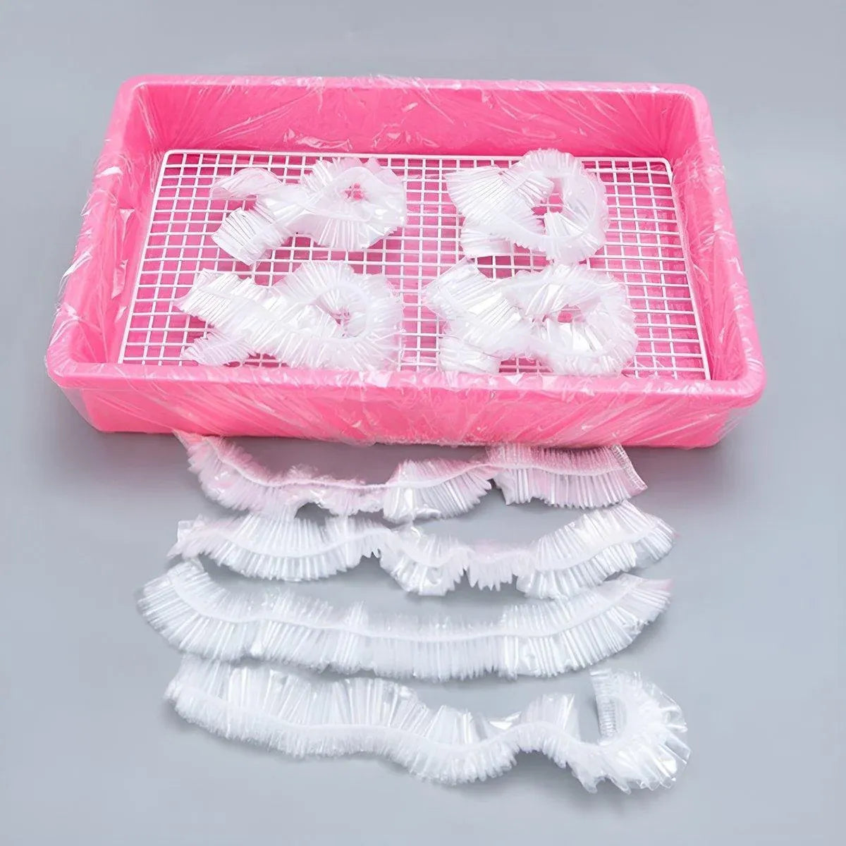 Disposable Rabbit & Small Pet Cage Tray Liners, 50-Pack - Small