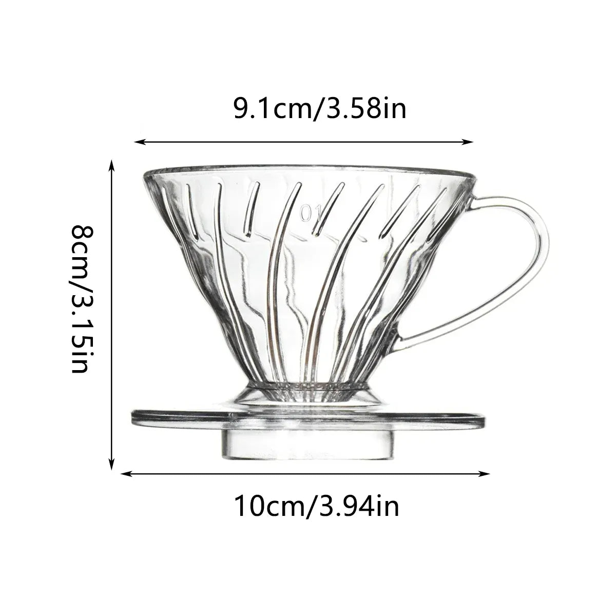 Coffee Filter Cup Household Coffee Filter Pot Coffee Cup Pour Coffee Maker