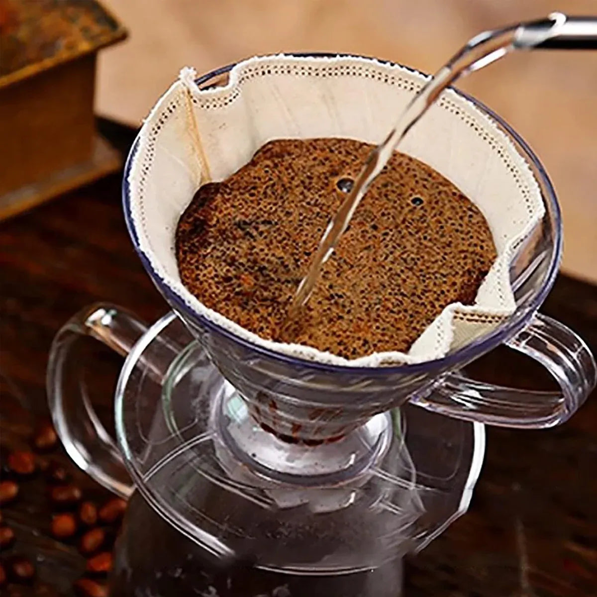 Coffee Filter Cup Household Coffee Filter Pot Coffee Cup Pour Coffee Maker