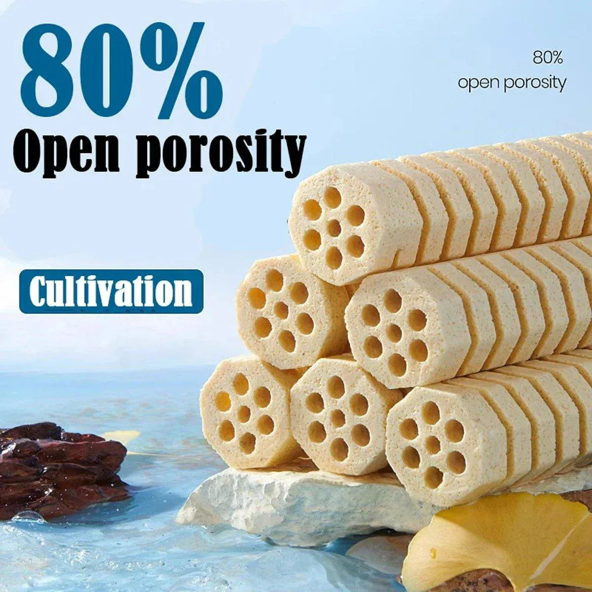 Large Porous Ceramic Spiral Aquarium Bio-Filter Media - product image 5 of 15