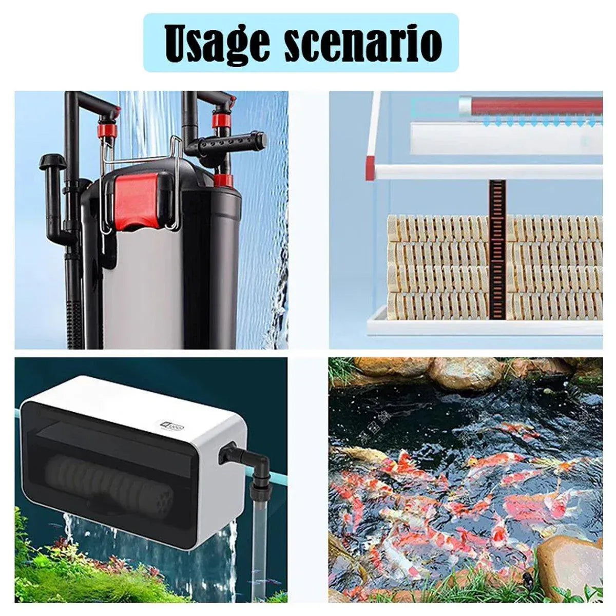 Porous Ceramic Aquarium Biological Filter Media - Small