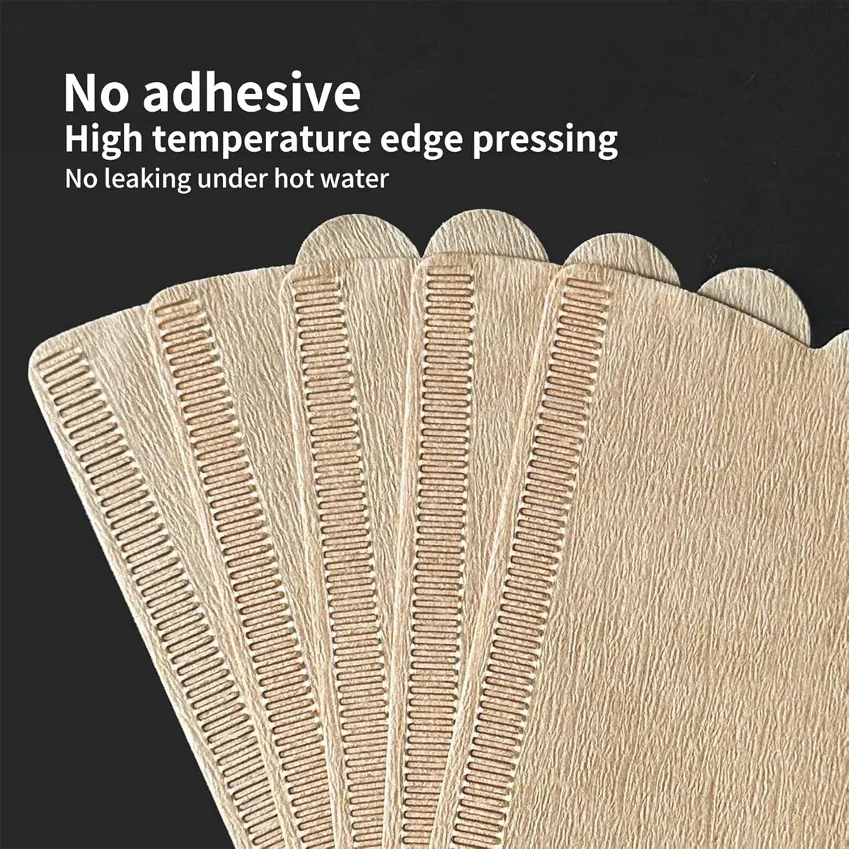 100-Pack V01 Cone Coffee Filter Papers for Pour-Over Brewing