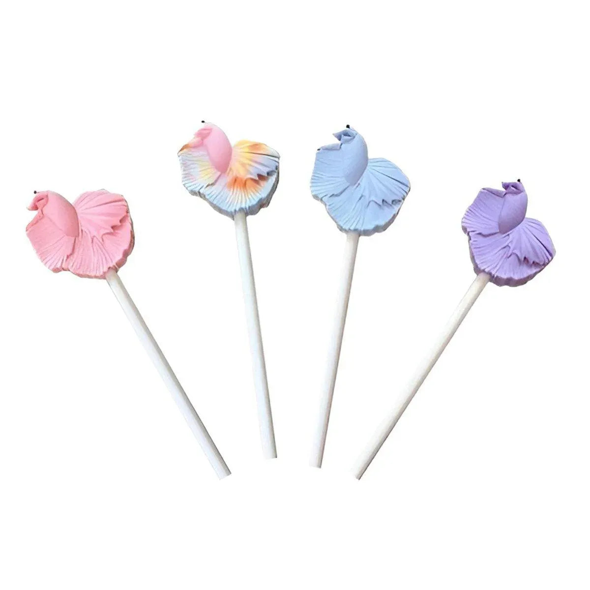 Handheld Fish-Shaped Aquarium Teaser Stick - Colourful
