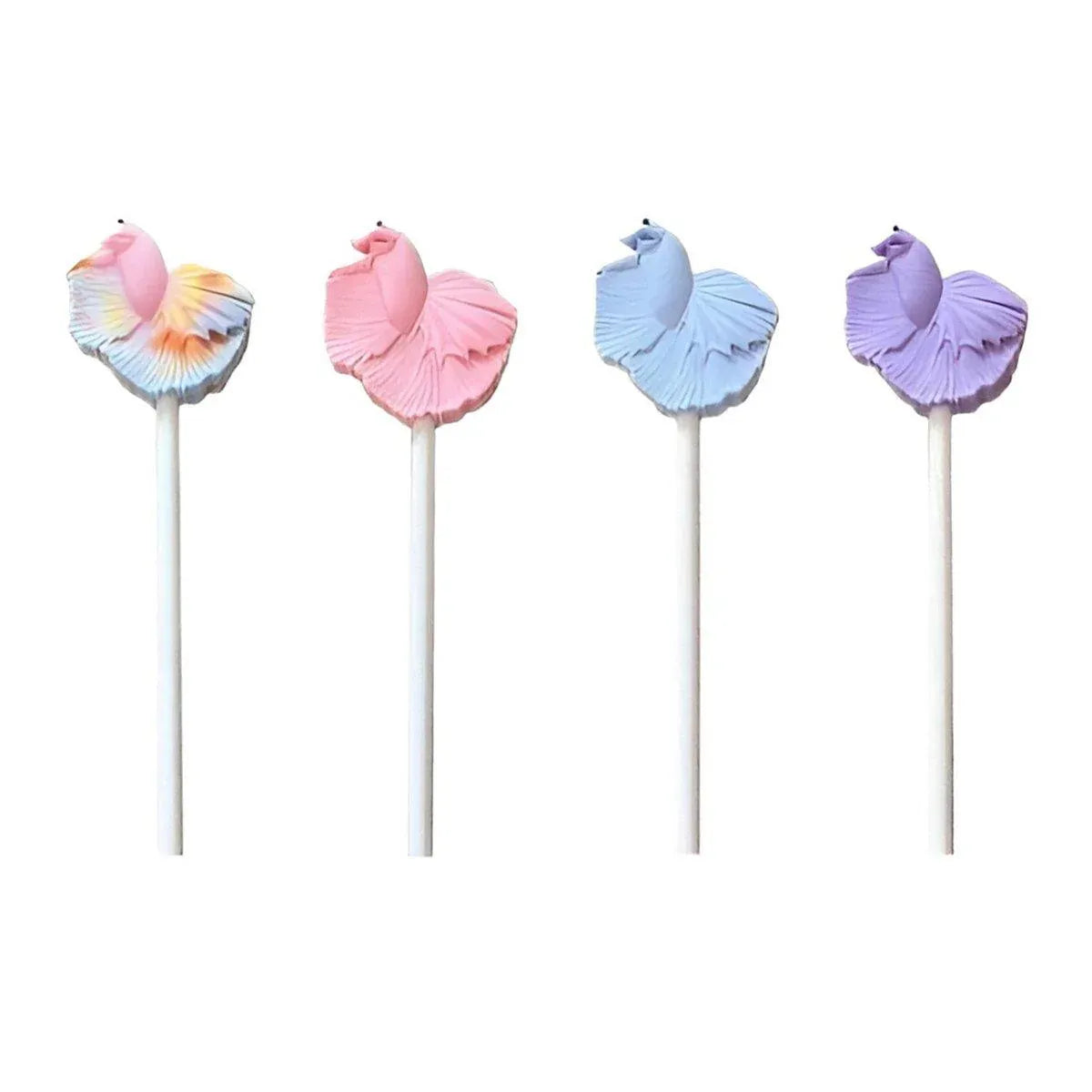 Handheld Fish-Shaped Aquarium Teaser Stick - Purple