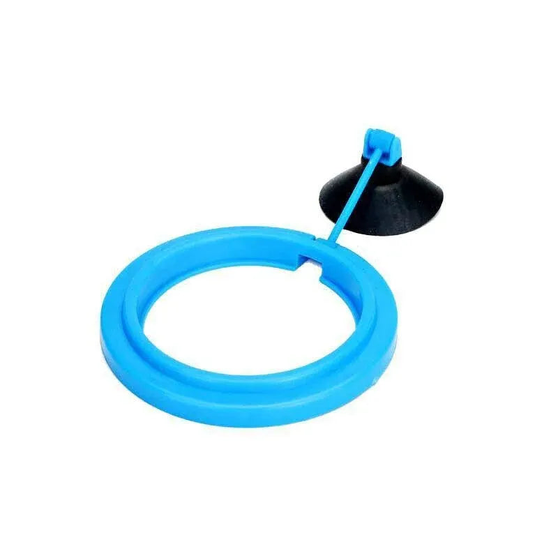 Blue Round Aquarium Feeding Ring with Suction Cup – 7.5 cm - product photo 2 of 13