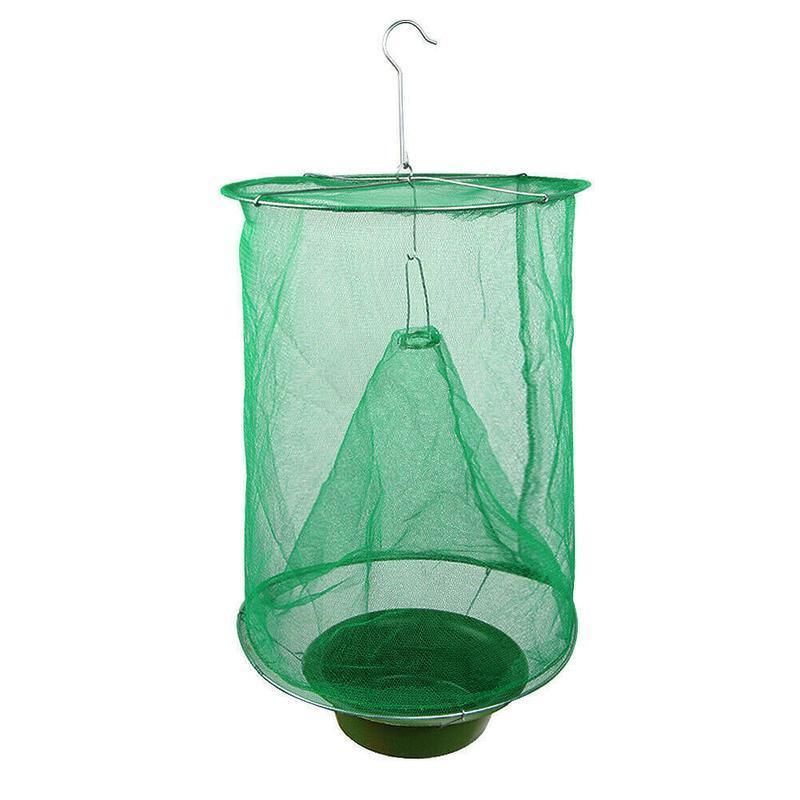 Reusable Hanging Fly Trap Net Cages, 6-Pack - Outdoor
