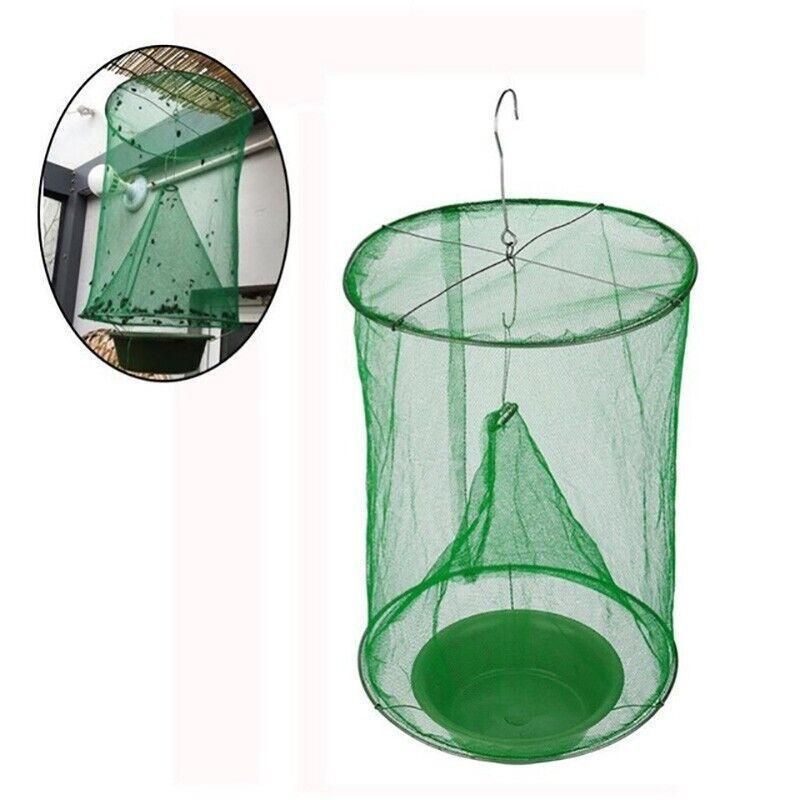 Reusable Hanging Fly Trap Net Cages, 6-Pack - Outdoor