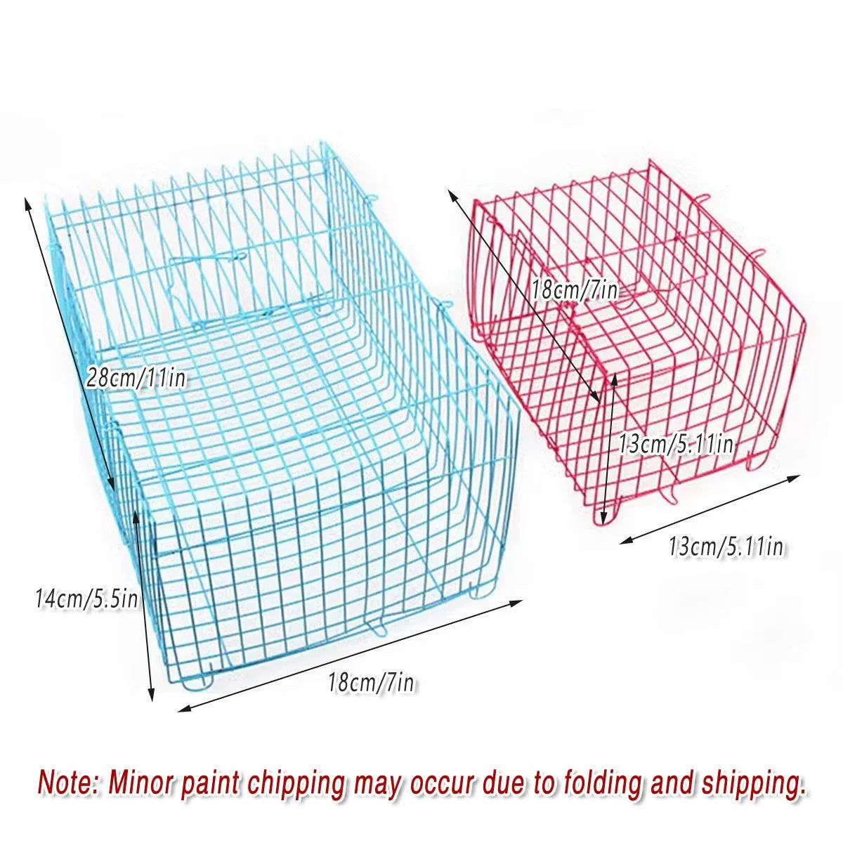 10-Pack Large Foldable Wire Small-Pet Transport Cages – 18 × 28 × 14 cm – product image 4 of 15