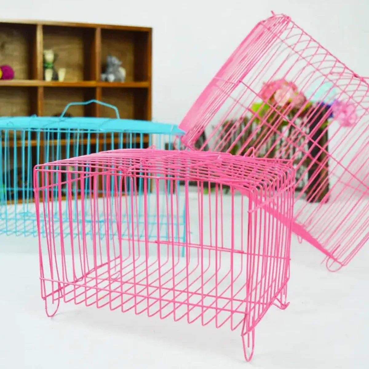 10-Pack Large Foldable Wire Small-Pet Transport Cages – 18 × 28 × 14 cm – product image 5 of 15
