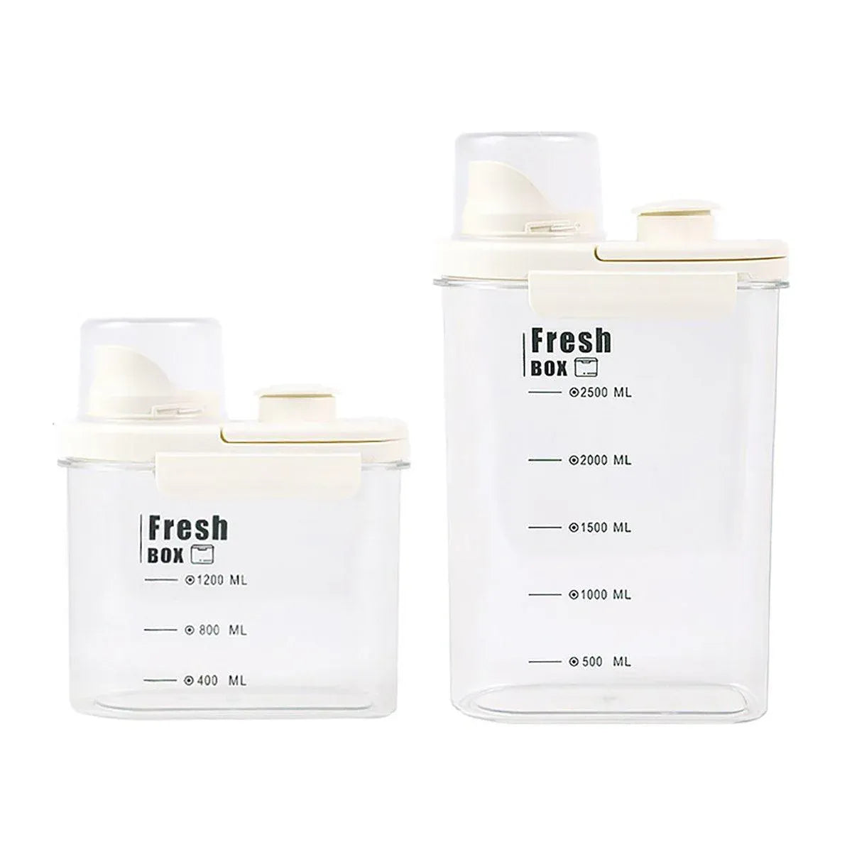 Clear Pet Food Storage Container with Measuring Lid - 2.8 L