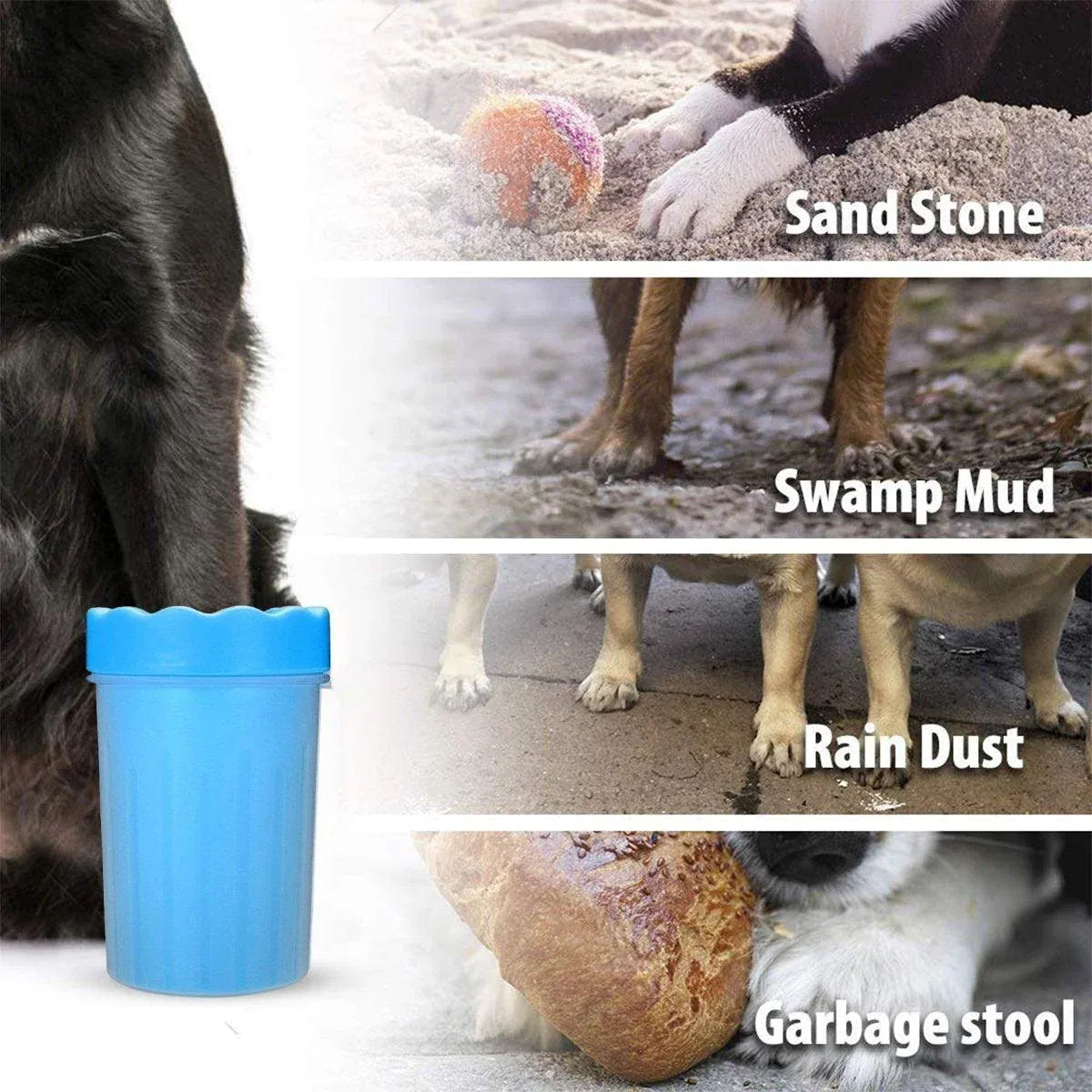 Dog Paw-Washing Cleaning Cup - Green