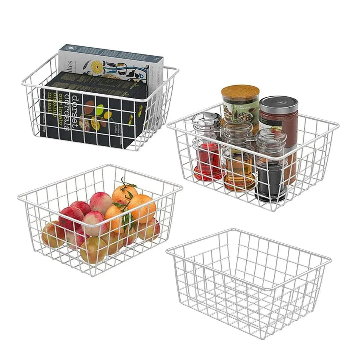 4pcs Fruit Basket Storage Baskets for Kitchen Organization Home Storage Solution — product image 11
