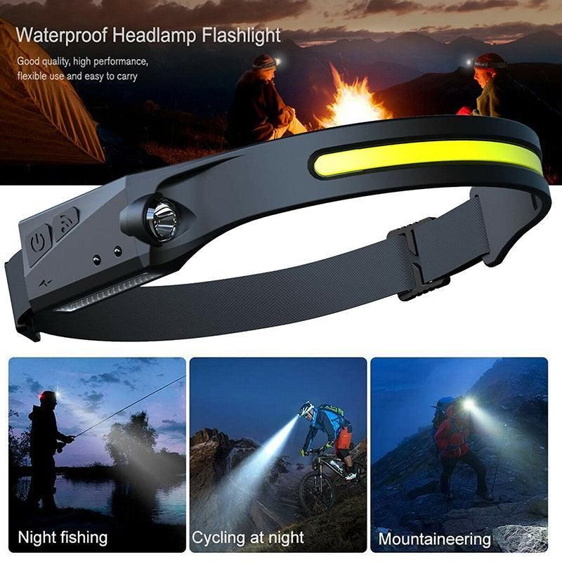 USB-Rechargeable 350-Lumen COB Motion-Sensor Headlamp — product image 5 of 12