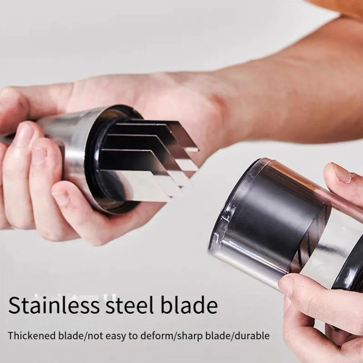 304 Stainless Steel Garlic Press Crusher Manual Garlic Mincer Kitchen Tool