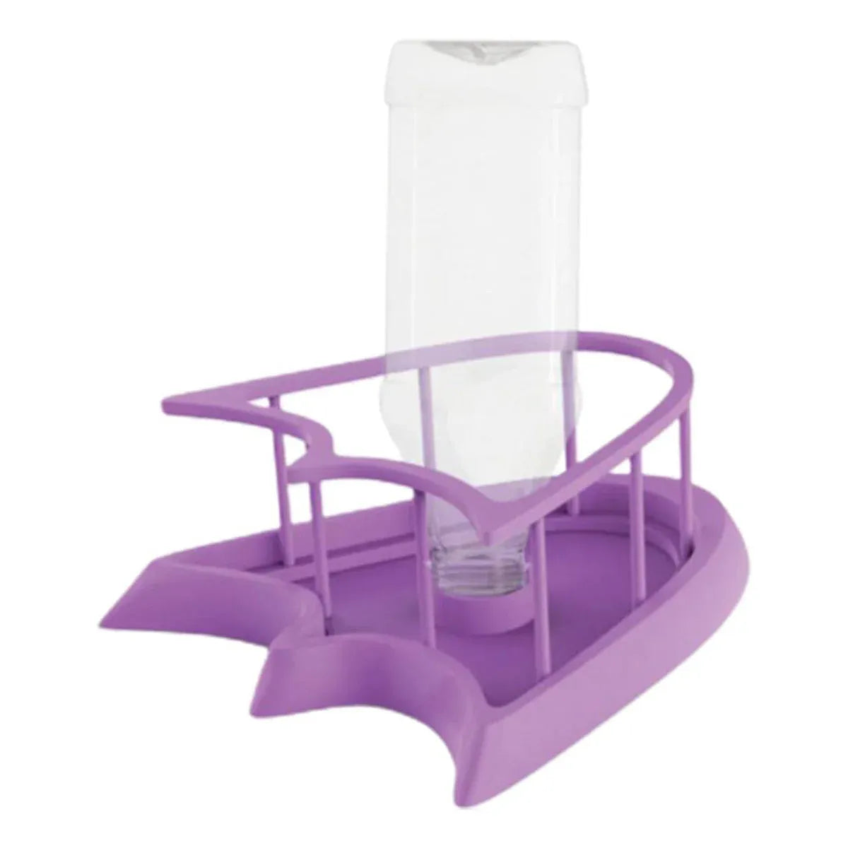 Reptile Gravity Water Bottle & Bowl - Purple Platform, Small