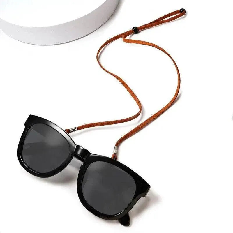 Adjustable Glasses Neck Strap Cord Lanyard for Spectacles and Reading Glasses - Brown