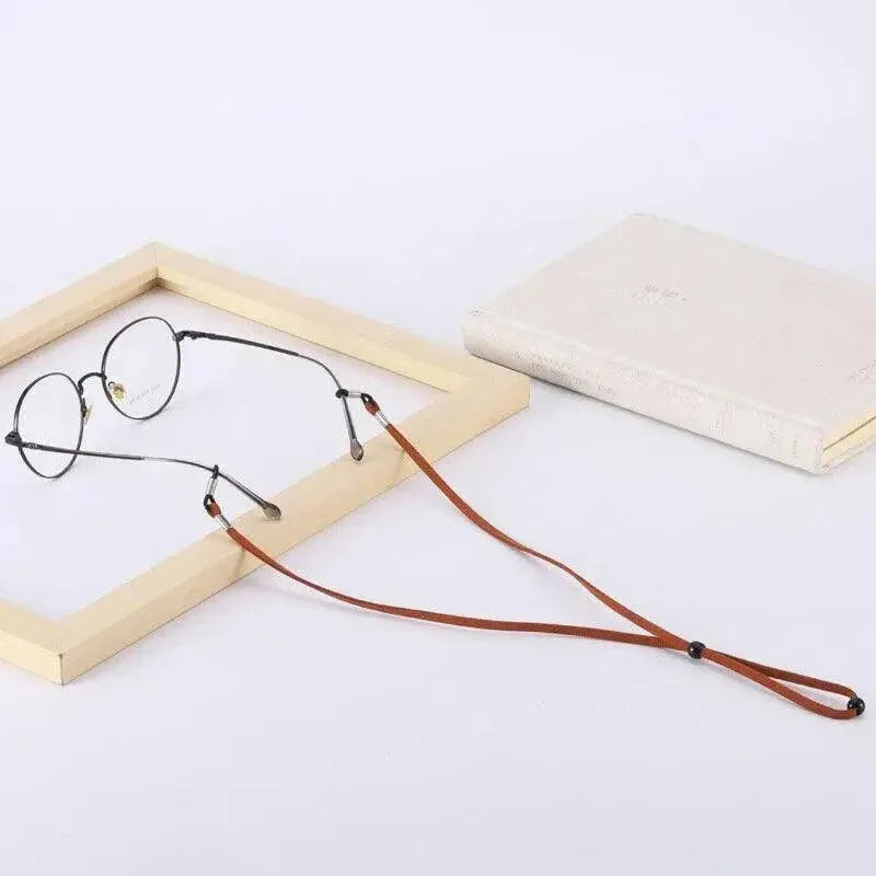 Adjustable Glasses Neck Strap Cord Lanyard for Spectacles and Reading Glasses - Red