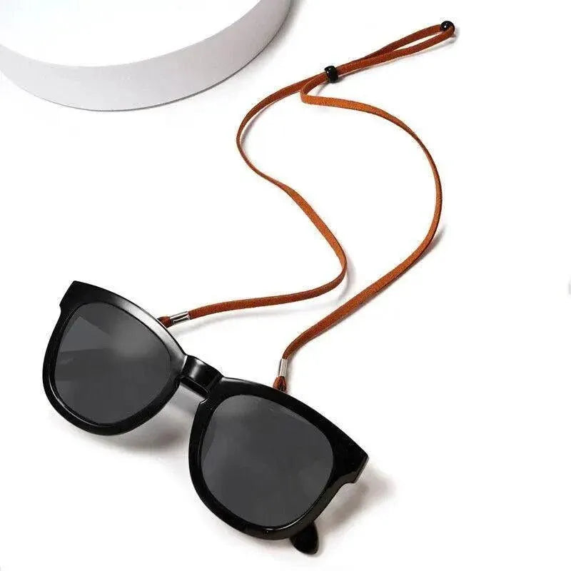 Adjustable Glasses Neck Strap Cord Lanyard for Spectacles and Reading Glasses - Red