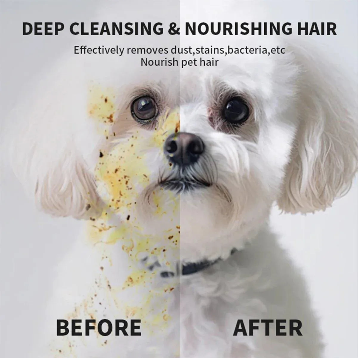 Pet Cleaning Wipe Gloves with Tea Tree Oil, 6-Pack - White, 25 × 23 cm