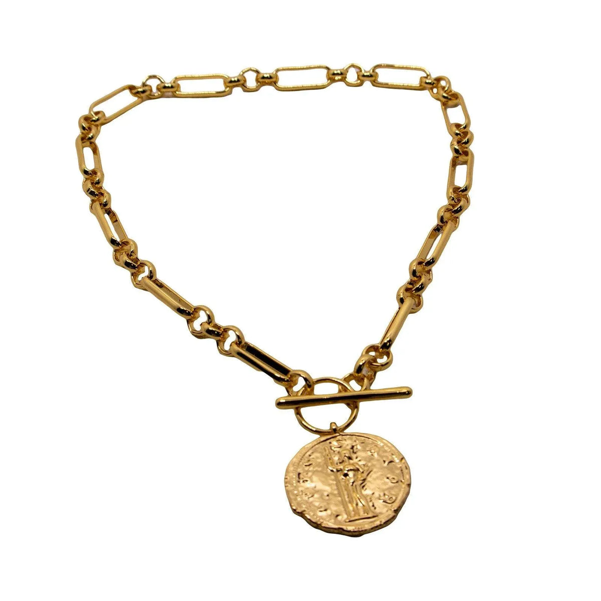 Vintage Gold-Tone OT-Clasp Chain Necklace — product image 1 of 15