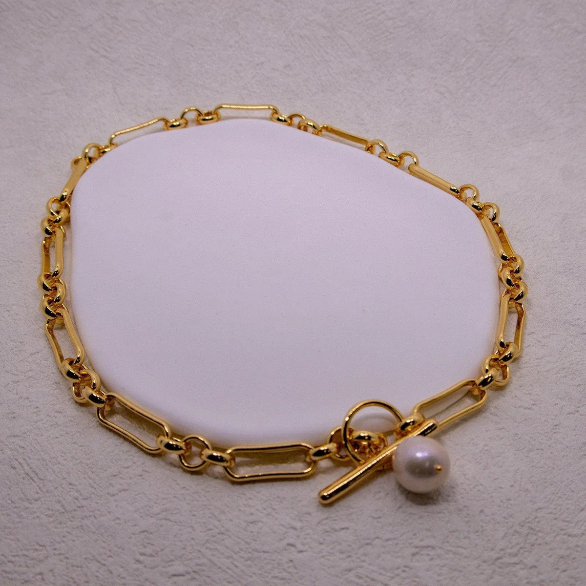 Vintage Gold-Tone OT-Clasp Chain Necklace — product image 12 of 15