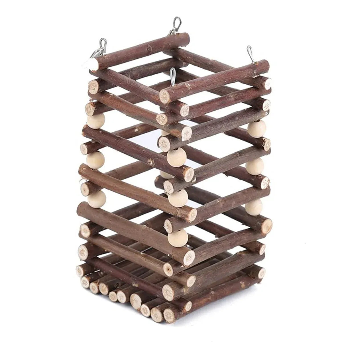 Wooden Small-Animal Hay Feeder & Grass Rack