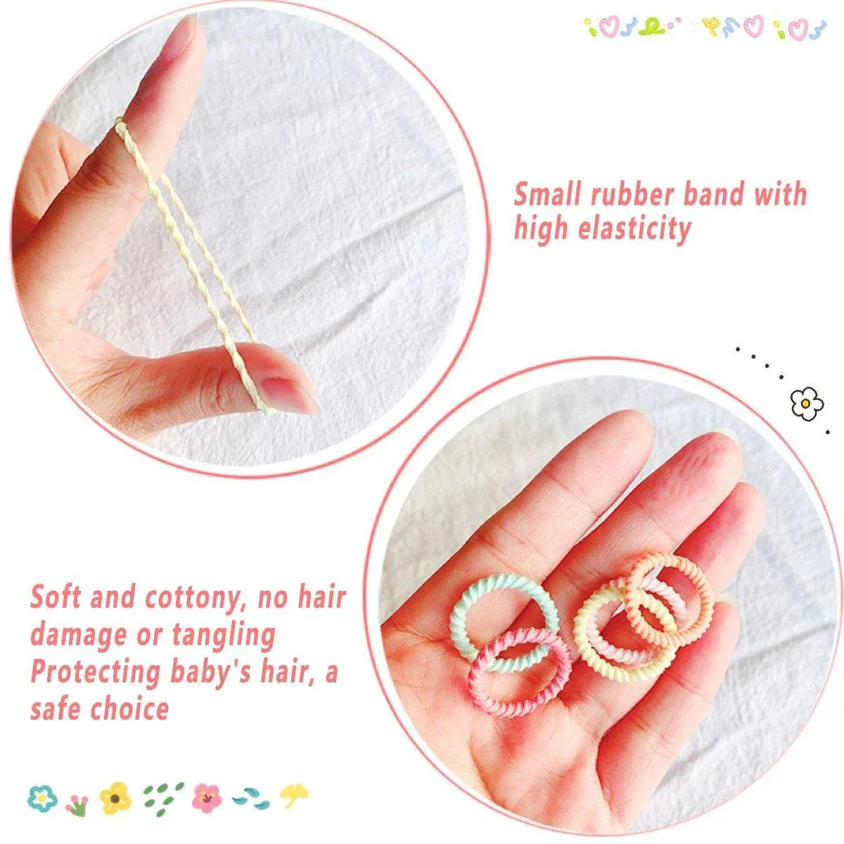 126pcs Hair Accessories Set with Clips Rubber Bands Headbands Gift Set