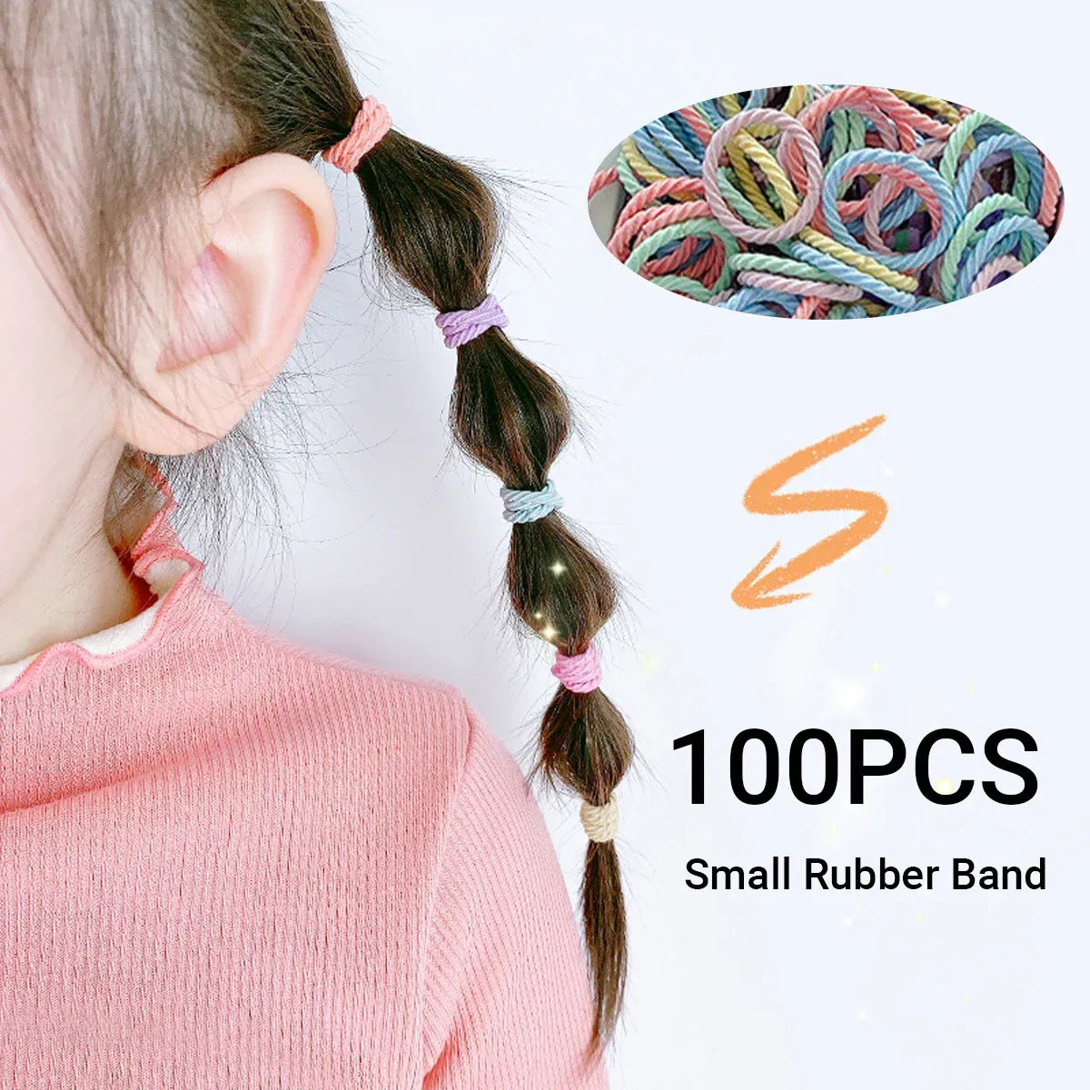 126pcs Hair Accessories Set with Clips Rubber Bands Headbands Gift Set