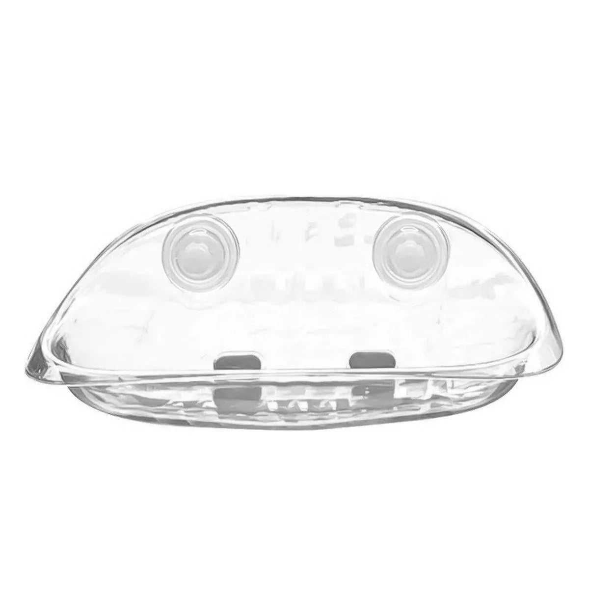 Clear Suction-Cup Cat Window Perch, White Frame, 50 × 30.5 cm