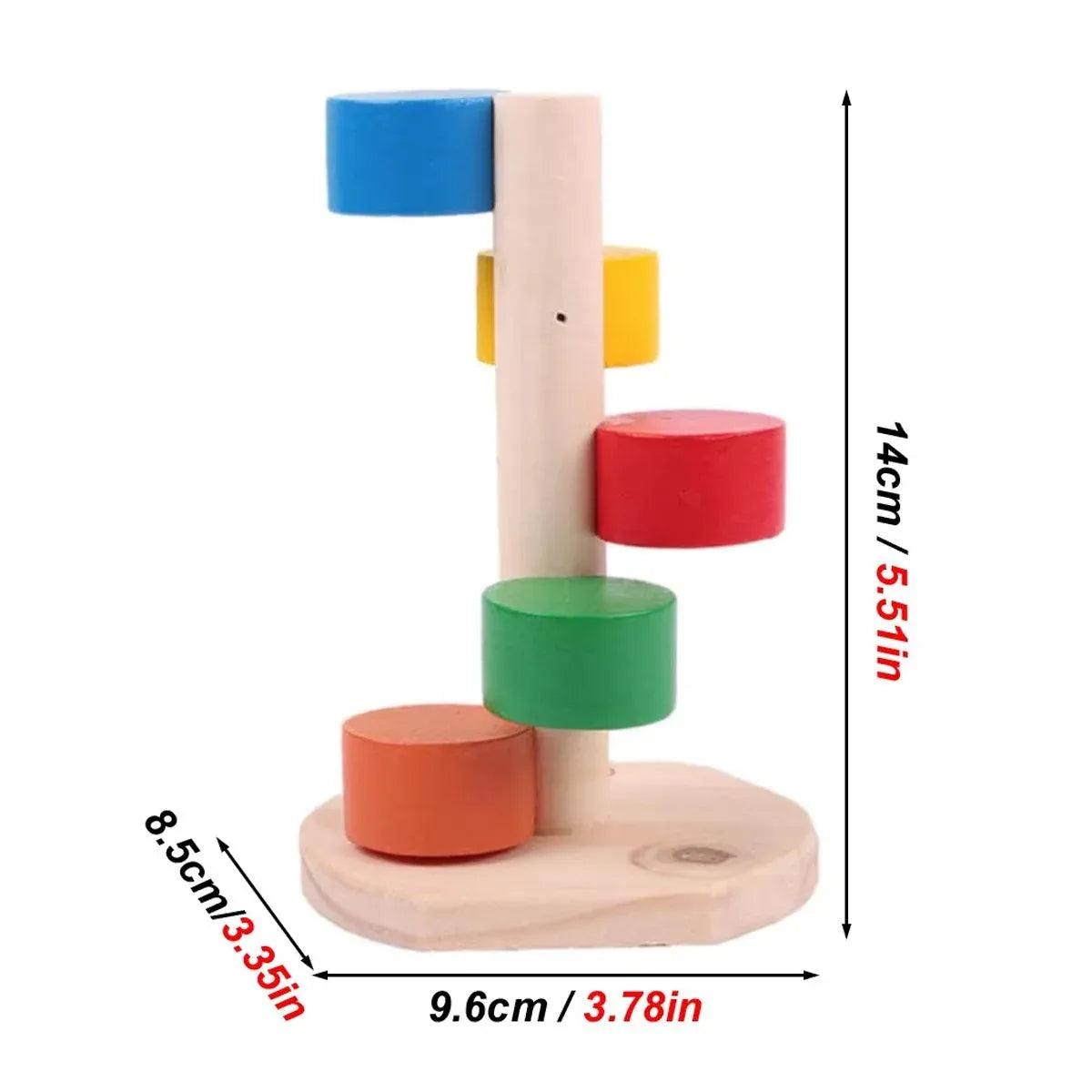 Colourful Hamster Climbing Cloud Ladder Toy