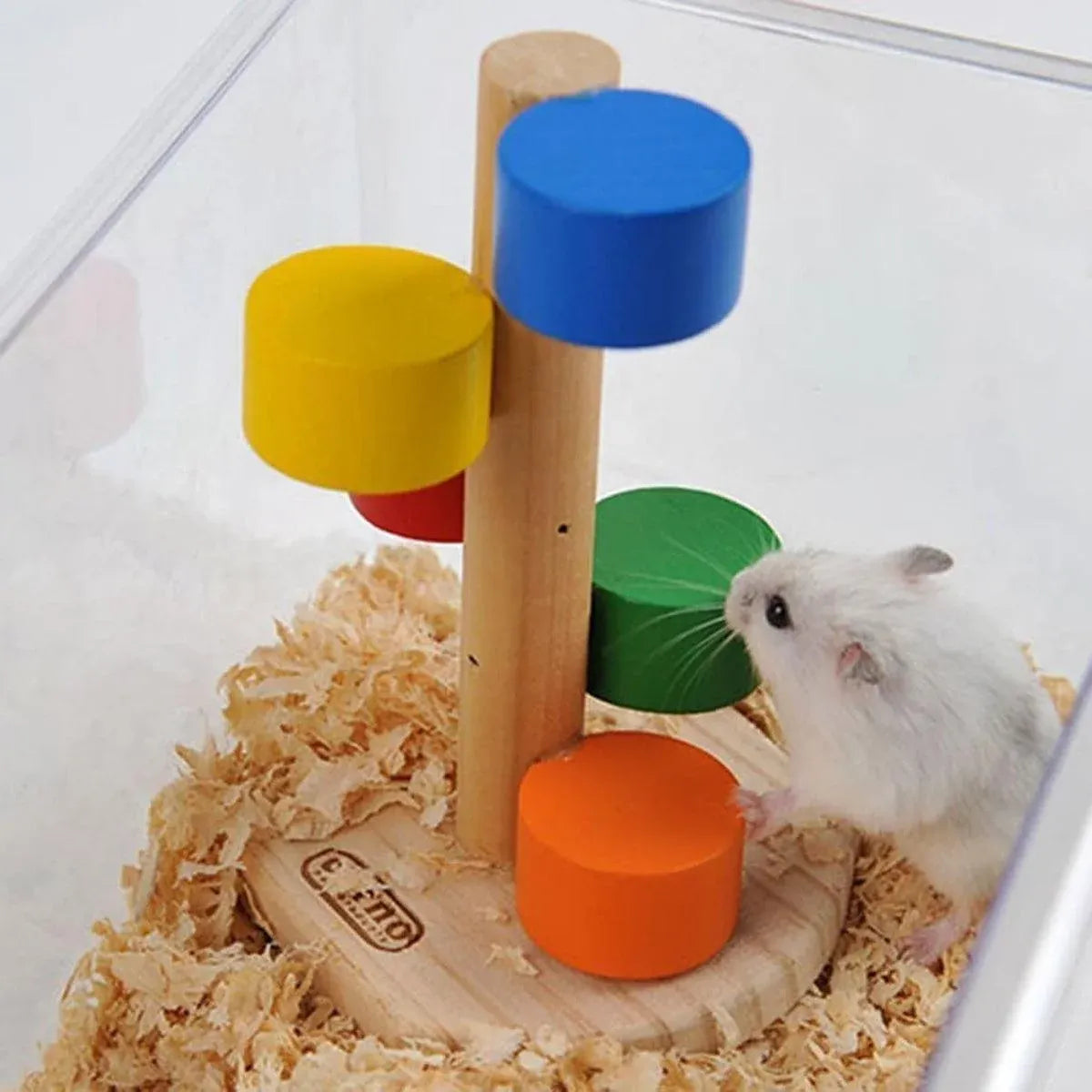 Colourful Hamster Climbing Cloud Ladder Toy