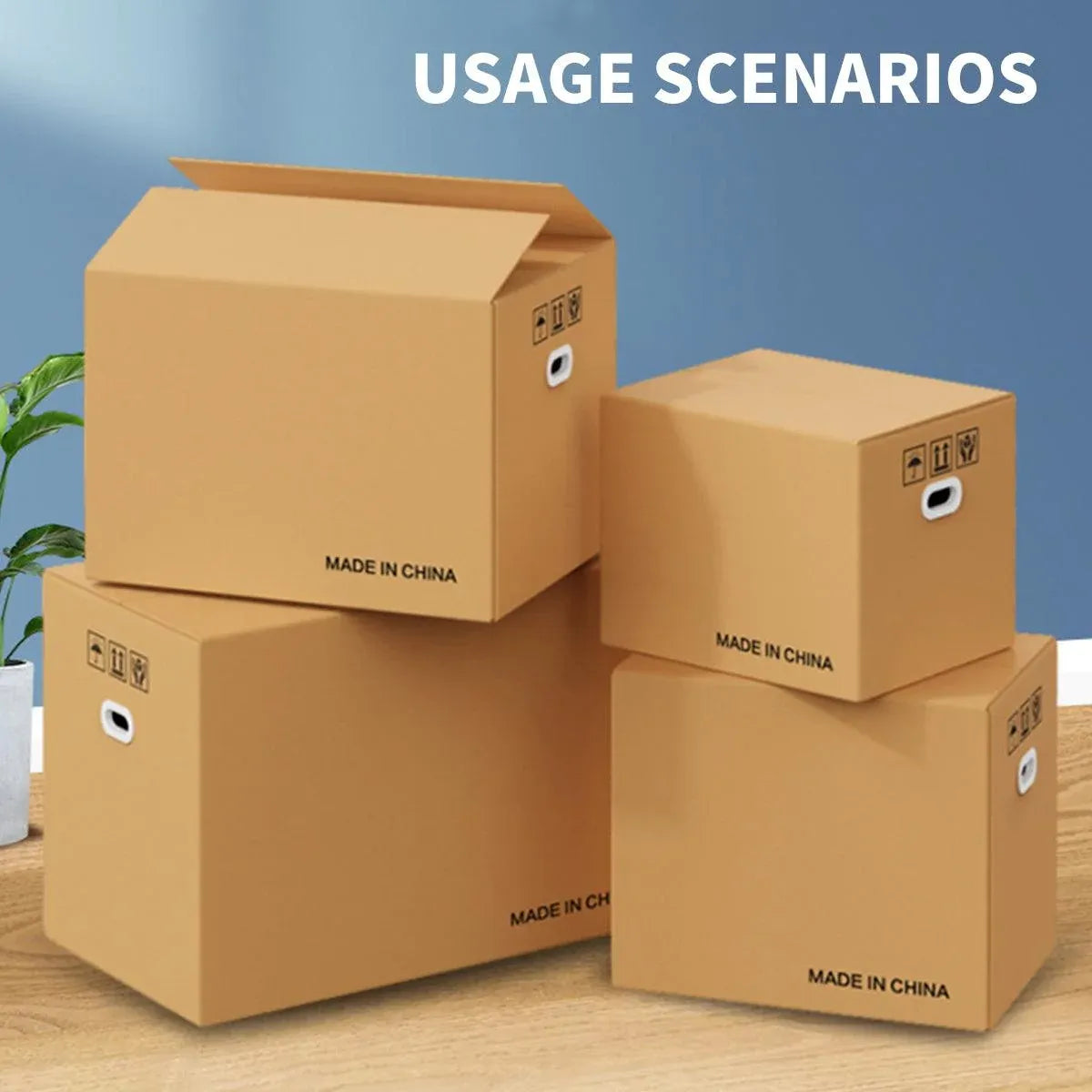 100-Piece Plastic Carton Handle Set — product photo 8