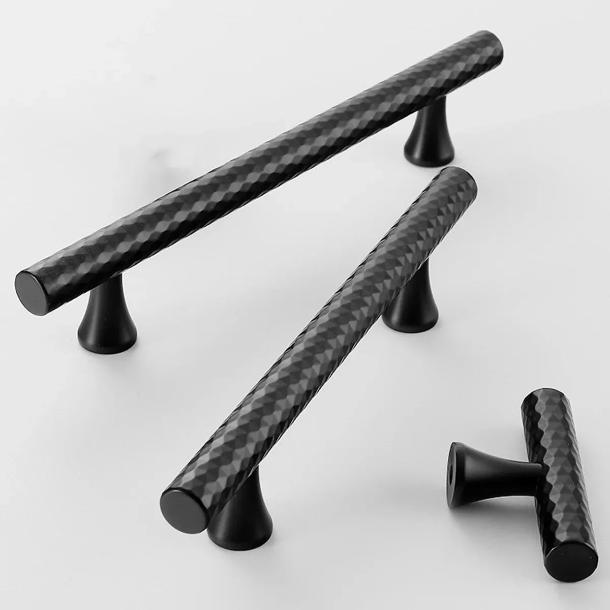 Knurled Cabinet Handle – Gold, 56 mm Overall Length, Single Hole — product image 14 of 15