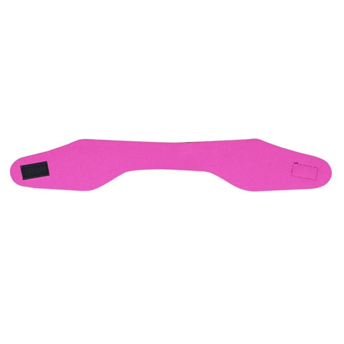 Adjustable Waterproof Swimming Headband for Ear Protection Unisex Diving Use - Red-M
