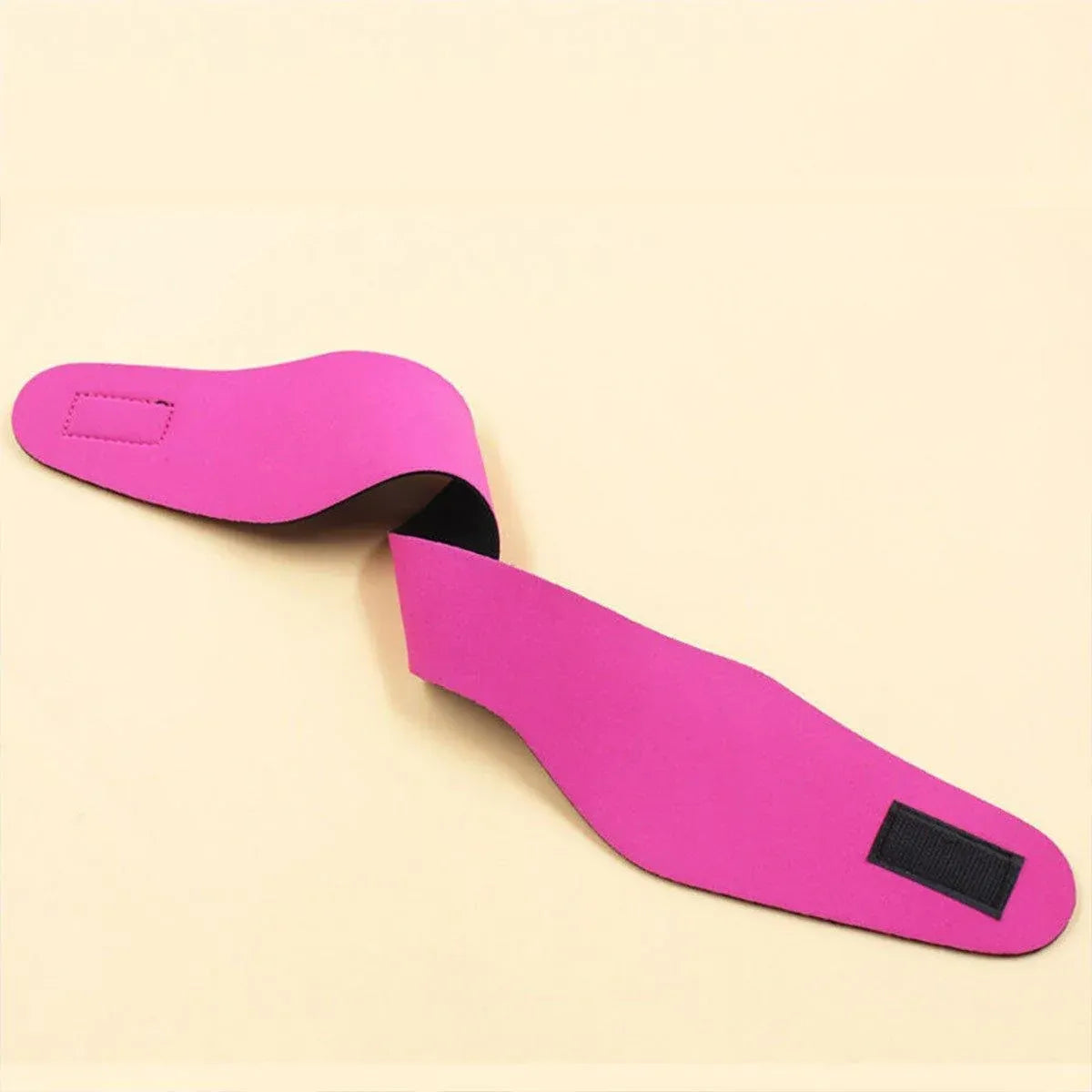 Adjustable Waterproof Swimming Headband for Ear Protection Unisex Diving Use - Red-M