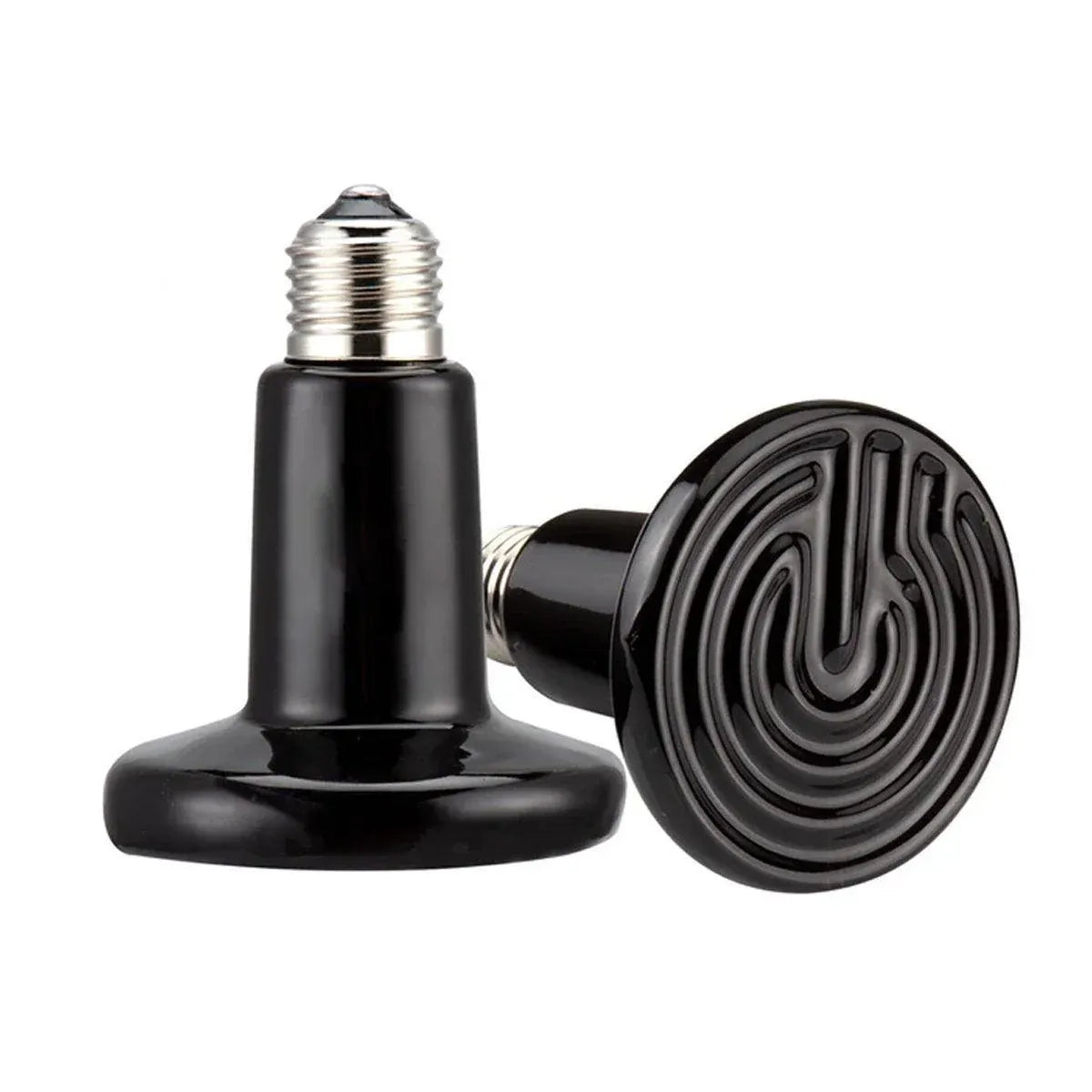 Ceramic Infrared Reptile Heat Lamp Bulbs, 2-Pack - 50W