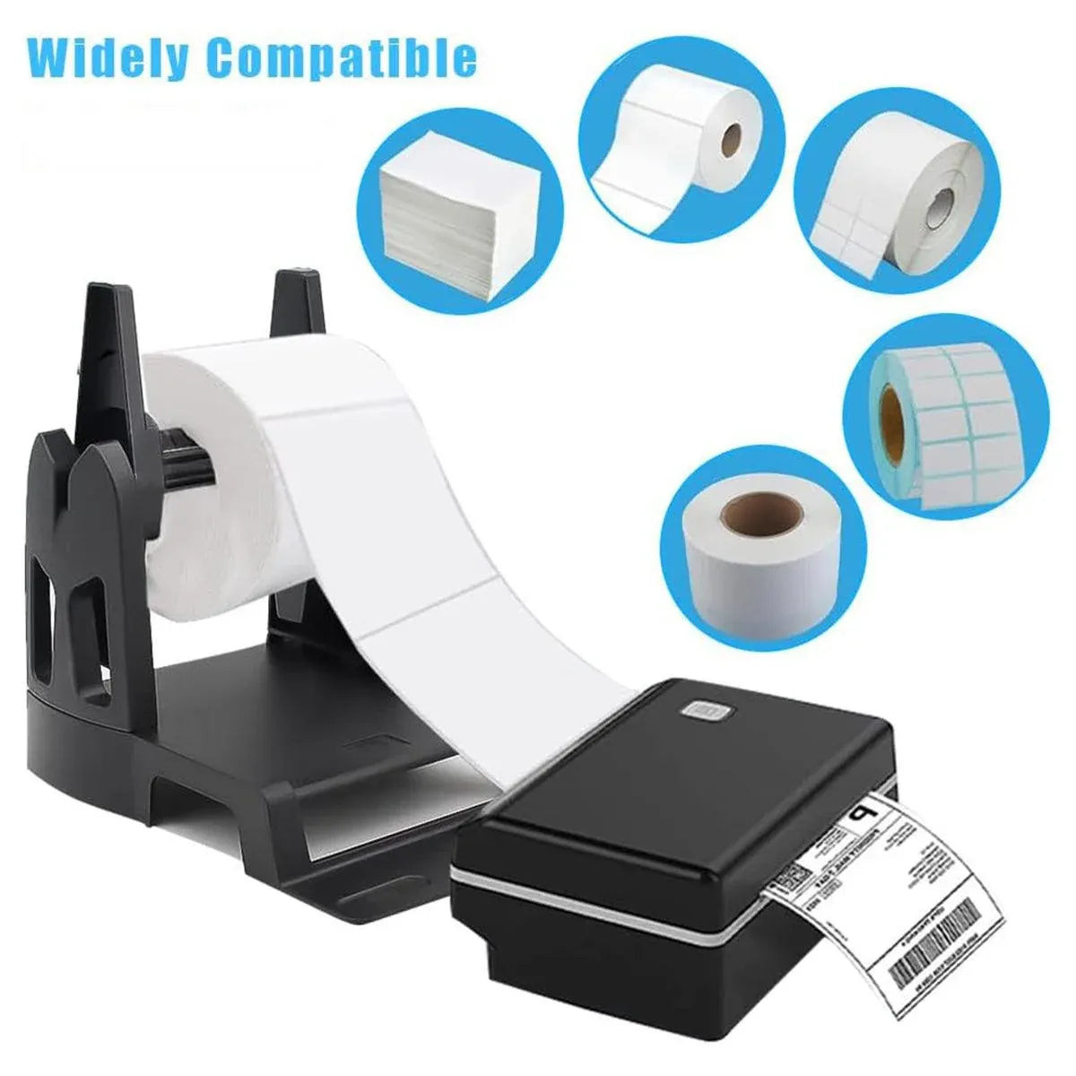 Label Paper Barcode Printer Compatible Universal Thermal Sticker Printing Roll
