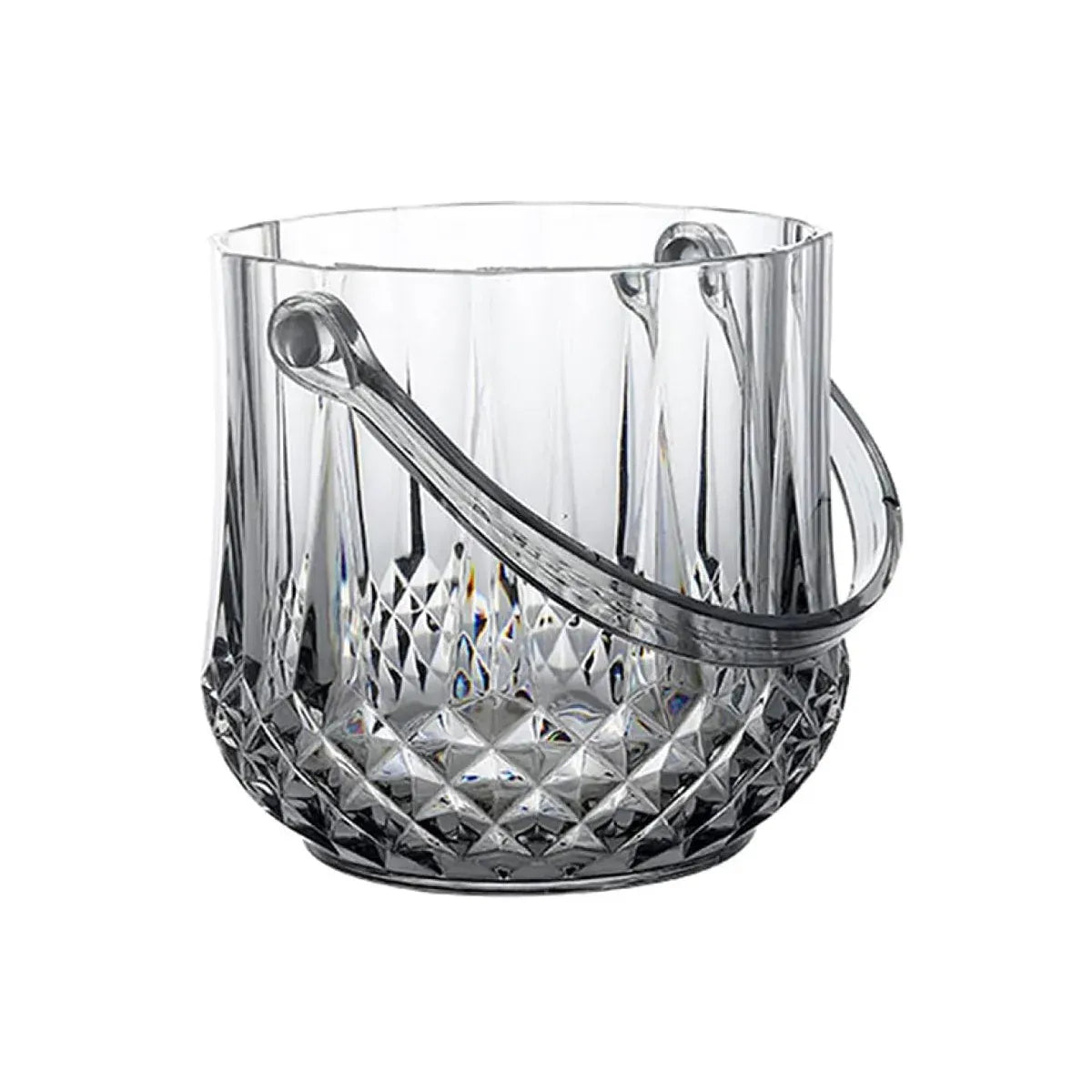 Acrylic Ice Bucket Transparent Champagne Cooler Home Bar Wine Chiller Bucket - Crystal